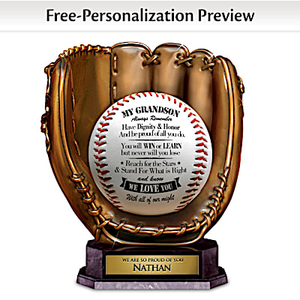 Grandson, Always Remember Personalized Sculpture