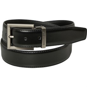 Bellfield Mens Gents Leather Belt Black
