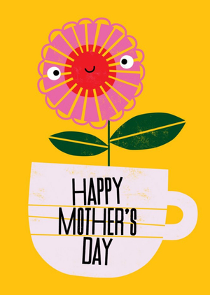 Kate Smith Co. Flower in Tea Cup Mother's Day Card