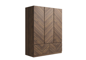 GFW Catania 3 Door 4 Drawer Wardrobe