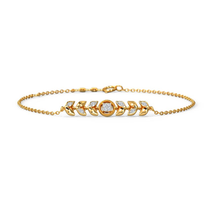 Wondrous Leafy Diamond Bracelet