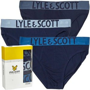 Lyle And Scott Vintage Mens Ryder Three Pack Briefs Peacoat
