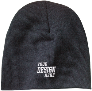 Custom Embroidered No-Cuff Knit Beanie – CP91