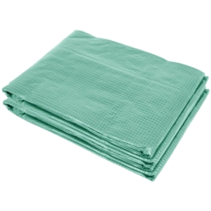 Outsunny 3 x 2 x 2m Greenhouse Replacement Cover ONLY Winter Garden Plant PE Cover for Tunnel Walk-in Greenhouse with Roll-up Windows Door Outdoor, Green