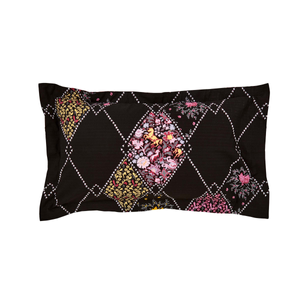 Diamonds Oxford Pillowcase, Black