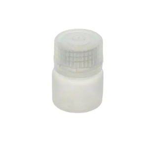 8mL Narrow Mouth STERILE Round Lab Storage Bottles, HDPE with Polypropylene Closure, RNase and DNase Free, 400/CS