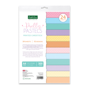 Pretty Pastels Printed Cardstock, 24 sheets