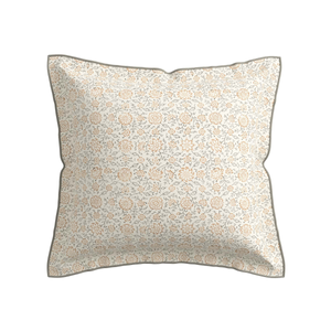 Kerala Square Pillowcase, Ivory