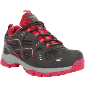 Regatta Kids Vendeavour Low Rise Waterproof Walking Shoes - 2 UK / Granite