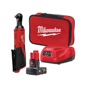 Milwaukee M12 IR38-401X 12V Sub-Compact 3/8" Ratchet with 1x 4.0Ah Battery