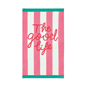 The Good Life Beach Towel, Multi