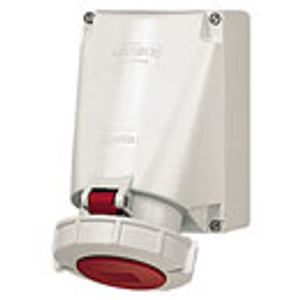 Mennekes 132A 63A 3P+E (4 Pin) 415v IP67 Wall Socket   