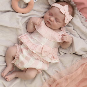Pink Candy Stripe Cold Shoulder Jampant Set