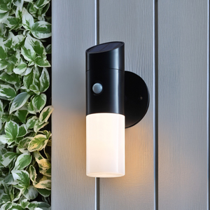 Auraglow Solar Outdoor PIR Sensor Colour-Changing Security & Welcome Wall Light