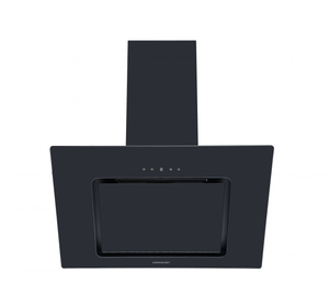 A++ Energy Rated - 70cm Angled Chimney Cooker Hood - Touch Control – Glass Black