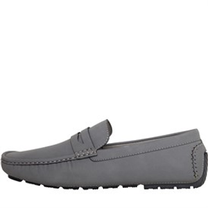 Brave Soul Mens Web Loafers Grey