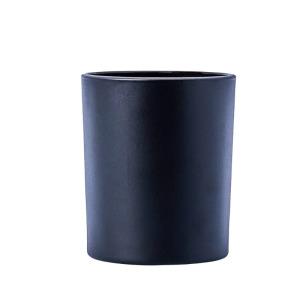 Karen 30cl Matte Black Candle Glass - Box of 6