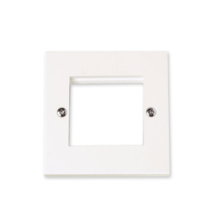 Click Polar PRW311 1 Gang 2 Euro Front Plate White