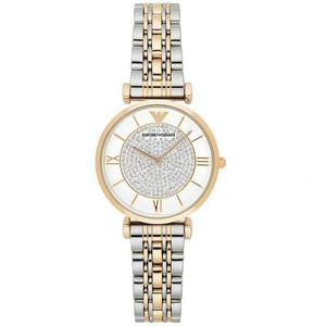 Emporio Armani Ladies Gold & Silver Watch