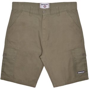 Lambretta Mens Cargo Shorts - 38 / Khaki