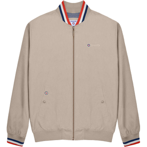 Lambretta Mens Triple Tip Monkey Jacket - M / Stone/Red/White
