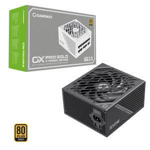 GameMax GX-850W Pro 80 Plus Gold PSU Modular ATX 3.0 PCIe 5.0 850W Power Supply - BLACK