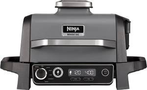 Ninja Woodfire OG701UK, Electric BBQ Grill & Smoker, Grey