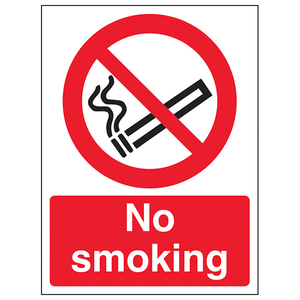 No Smoking - 150x200 - Self Adhesive Vinyl