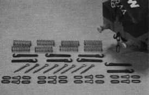 W&T / Smiths LP2 Smiths Standard Instanter Coupling Kit Brass (8) OO Gauge