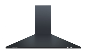 90cm Black Chimney Cooker Hood - Energy Rating A