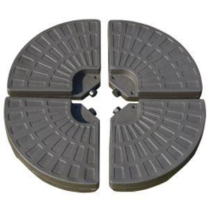 Outsunny Set of 4 Fillable Parasol Weights - 100kg