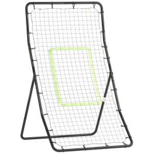 HOMCOM Rebounder Net, Playback Game Spot Target Baseball Training Equipment for Play Teaching