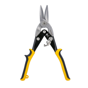 TOUGH MASTER Aviation Snip Straight Cut 10" Carbon Steel TPR - 250 Milimetres (TM-AS10S)