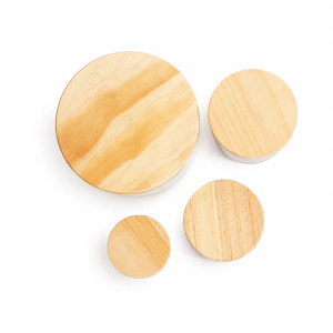 Wooden Candle Lids - Bags of 6 - 55cl