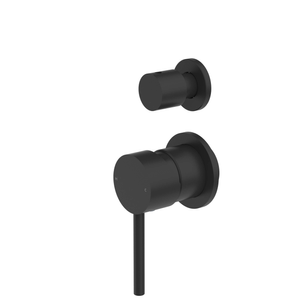 Nero Dolce Shower Mixer With Divertor Separate Back Plate Matte Black