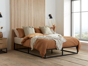 Birlea Soho 4' 6" Double Black Metal Bed
