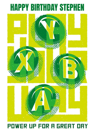 Xbox Play Your Way Birthday Card