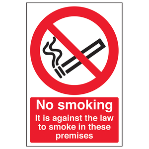 No Smoking In These Premises - Portrait