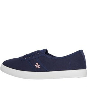 Original Penguin Womens Susie Canvas Pumps Navy