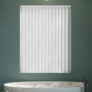 Rapture (Blackout), Mist Grey - Vertical Blind