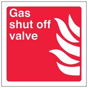 Fire Equipment - Gas Shut Off Valve - 100 x 100mm