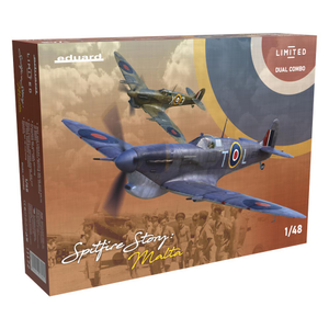 Eduard 11172 Spitfire Story: Malta Dual Combo Spitfire Mk.Vb & Vc 1:48 Model Kit