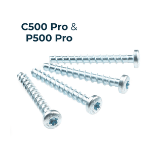 Replacement Fitting Screws for C500 Pro and P500 Pro