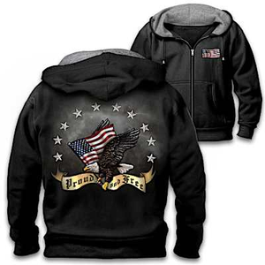 Proud And Free Men's Hoodie Size XXX-Large (54-56)