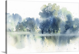Blue Pond Reflections
