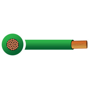 Tri-rated Cable Single Core 2.5mm² Green PVC 100m Reel