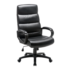 Viking Malaga Executive Chair Basic Tilt Bonded leather Fixed Armrest Height-Adjustable Seat Black 110 kg