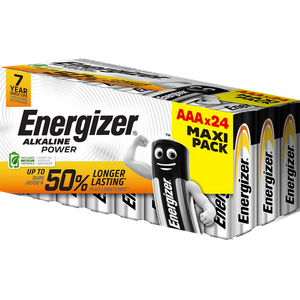 Energizer AAA Alkaline Batteries Power LR03 1.5V Protection Against Leakage Pack of 24
