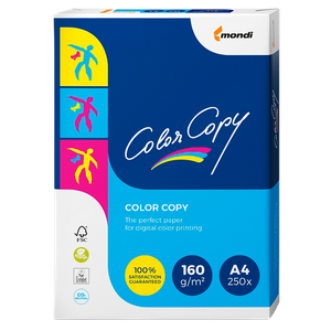 Color Copy Color Copy A4 Printer Paper 160 gsm Satin White 160 CIE 250 Sheets