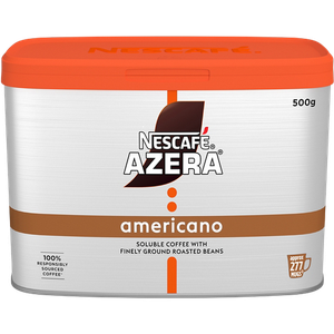 Nescafé Barista Style Azera Instant Coffee Tin Americano, Ground Micronised Roast 500 g